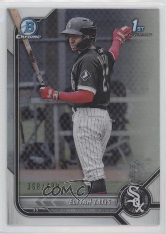 2022 Bowman Chrome Prospects Refractor 368/499 Elijah Tatis #BCP-23 4a7