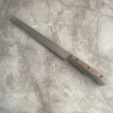 Chicago Cutlery VTG RB10S Slicer Knife Stainless Maple Wood Handle 10 Inch Blade