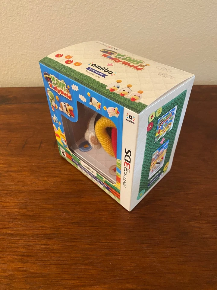 2017 Poochy & Yoshi's Woolly World + Poochy Amiibo| Nintendo 3DS | New & Sealed - Image 3 of 4