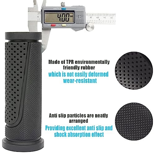 Bike Handlebar Grips Short Mini Bicycle Handlebar Grips 90mm Length Rubber  - Picture 3 of 7