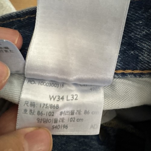 Levi’s 501 '93 Straight Jeans Big E Stone Washed W34 L32 - Picture 5 of 10
