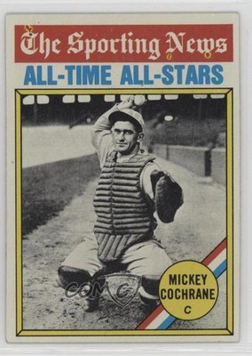 1976 Topps The Sporting News AllTime All-Stars Mickey Cochrane #348 HOF 05v0