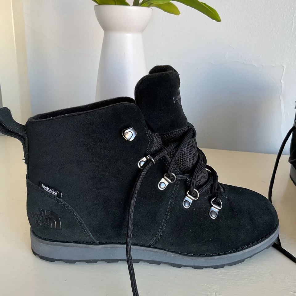 Botas de tornozelo The North Face Kids Jr Ballard impermeável camurça NF0A2T5Y preto tamanho 5 - Imagem 2 de 4