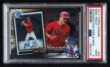 2017 Topps Chrome Bowman Then and Now Mike Trout #BTN-20 PSA 9 MINT 1b0