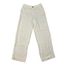 A NEW DAY Women's Cream Wide-Leg Flowy Pants NWT 10 Lyocel Blend Lightweight