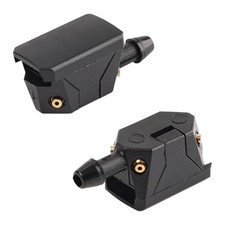 2 PCS Front Windshield Washer Nozzles, 4 Holes Auto Windscreen Washer Wiper