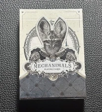 Mechanimals Deluxe BLUE GILDED Edition Playing Cards Kickstarter 506 of 600