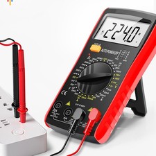 Amperemeter Digital Multimeter Messgerät Voltmeter Strom Kapazität Profi Prüfer
