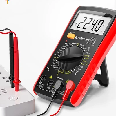 MARKENLOS Profi Digital Multimeter Messgerät Voltmeter Strom Amperemeter Kapazität Prüfer