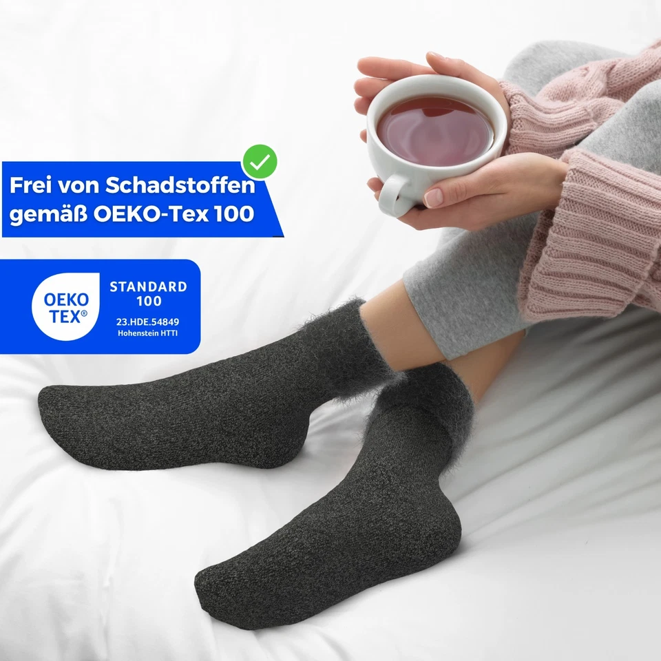 2 Paar ULTRA THERMO Socken Winter Dicke Socken Warm Vollfrottee Damen Herren - Bild 3 von 4