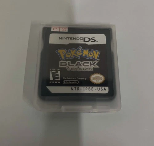 NDS Pokemon Black Game Cartridge (2011) for Nintendo DS/2DS/3DS/DSi USA Mint