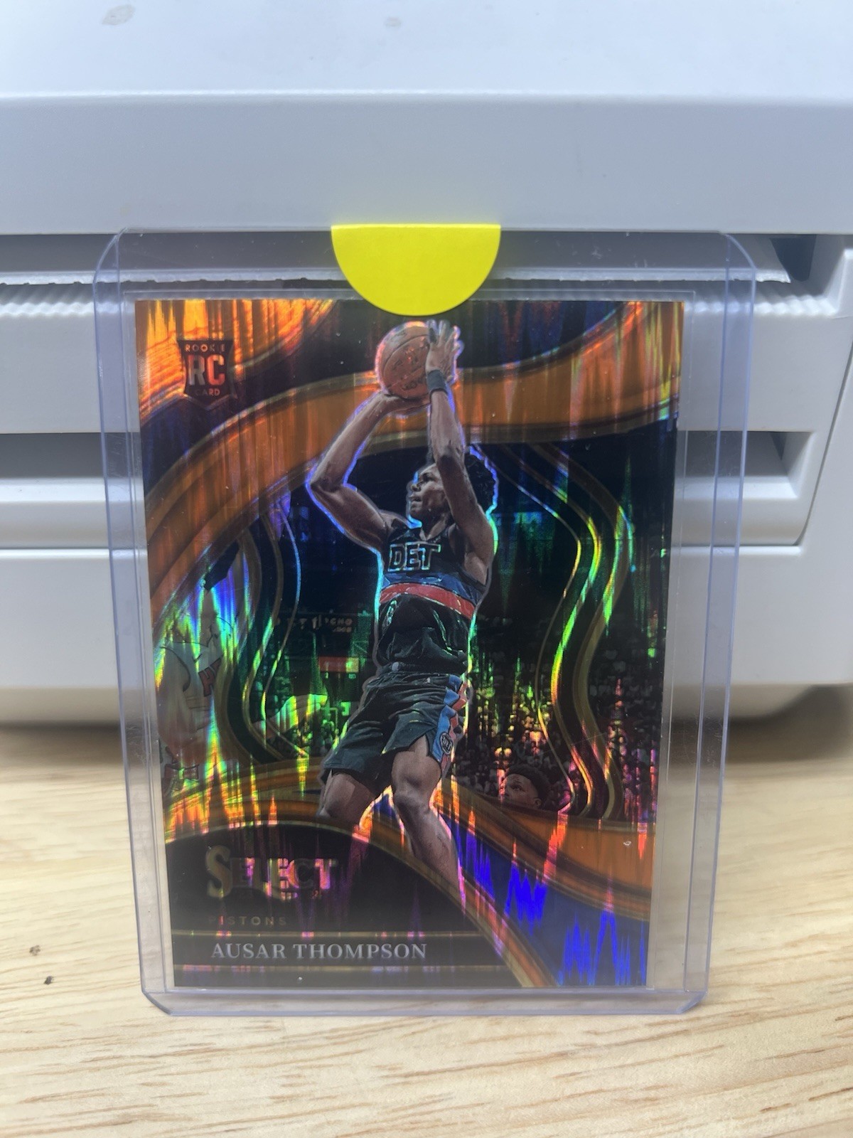 2023-24 Panini Select - Courtside Ausar Thompson #284 Orange Flash Prizm (RC)