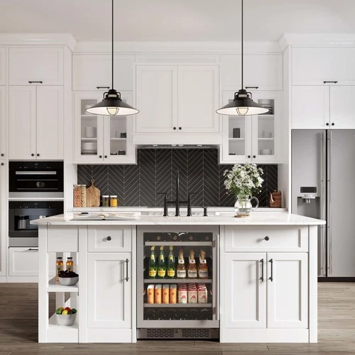 Avallon AWBC242LH 24"W 14 Bottle Capacity and 82 Can Capacity - Stainless Steel - Picture 8 of 12