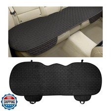 KVAEY Linen Back Car Seat Cover, Anti-Slip Long Bottom Rear Seat Cover Protec