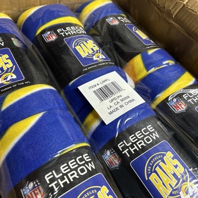 Los Angeles Rams Team Northwest 50''x60'' Soft Fleece Throw Blanket (2 pack)