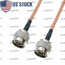 RG142 N Male to N Male Plug Coaxial RF Pigtail Coax Cable Select Length 