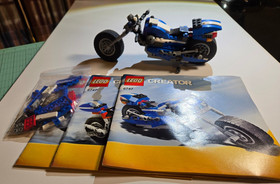 Lego Creator 6747 Race Rider 3 manuals. 3 in one Box #42