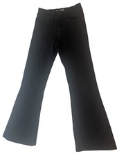 Celebrity Pink Black Kids Girls Size 8 Straight Leg Stretch Denim L111