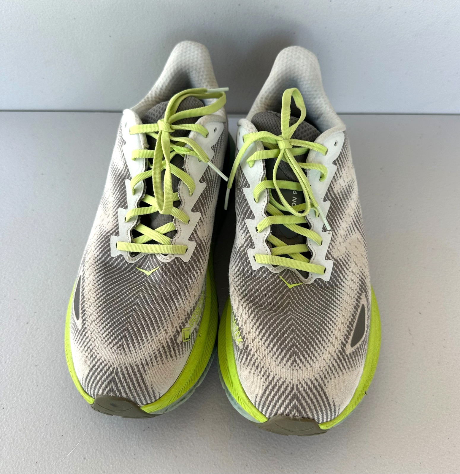 Hoka One One Clifton 9 Men's Running Shoes Size 11D Green Gray GTX 1141470F STLV thumbnail 3