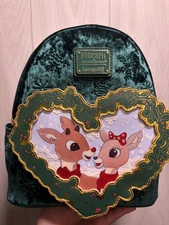 Sea World Loungefly Rudolph The Red-Nosed Reindeer Backpack Busch Gardens 