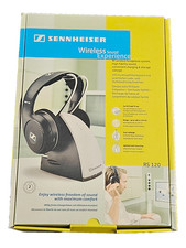 Sennheiser RS 120 Wireless On Ear Stereo Headphone System New in Box