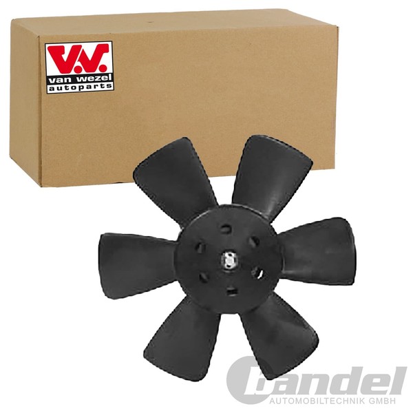 VAN Wezel LÜFter KÜHler 250/120W FüR Audi 100 200 80 90 Seat Cordoba Ibiza-image