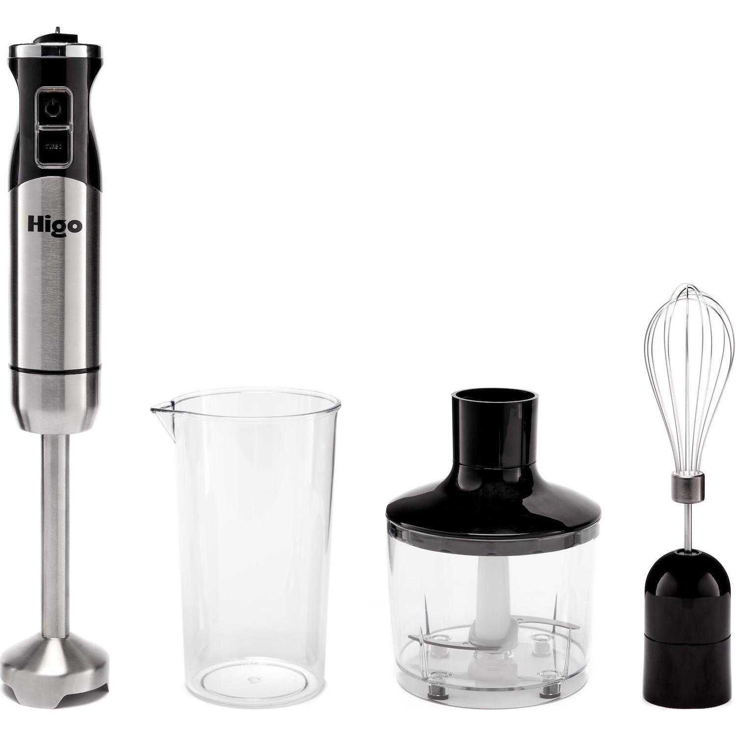 Frullatore a immersione Higo FI-36 potenza 800W 3 in 1 con bicchiere da 600ml ,