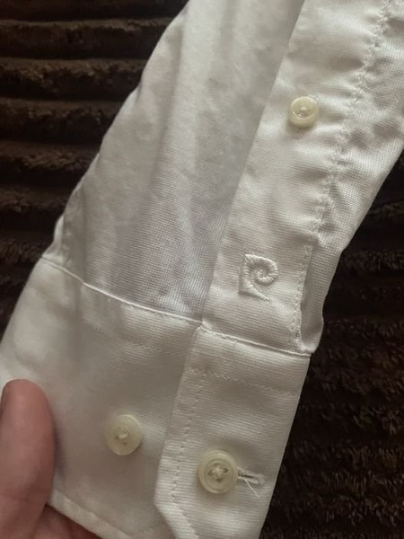 Men Pierre Cardin Shirt White M