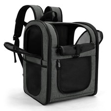Pet Carrier Backpack for 4-18lb Cats and Dogs, Puppies, Safety Features and C...