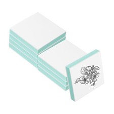 8Pcs 2X2" Rubber Carving Blocks, Soft Linoleum Art Carving Block Square Green