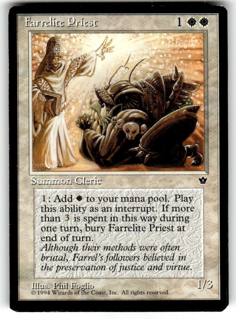Farrelite Priest Fallen Empires Regular MTG