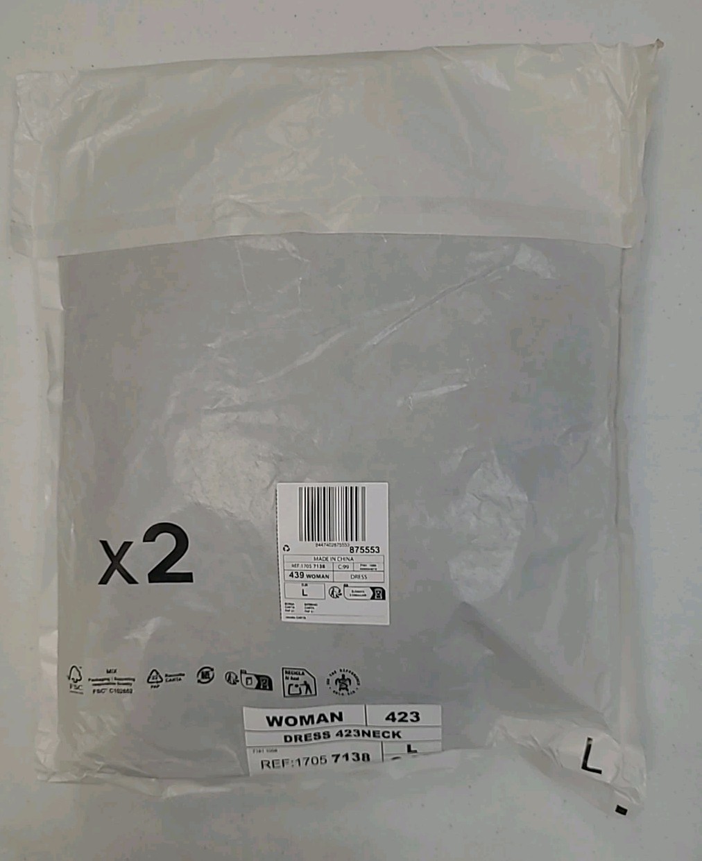 New Mango Halter Neck Ruched Dress Women's US Size 8 thumbnail 7