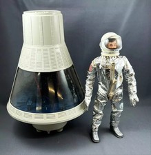 GI Joe - Hasbro 1966 - Official Space Capsule + Mannequin Action Man Astronaute