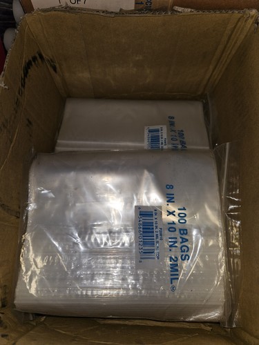 8"x 10" 2 Mil Bags (ZL8X10X2) (100 per case) - Picture 1 of 1
