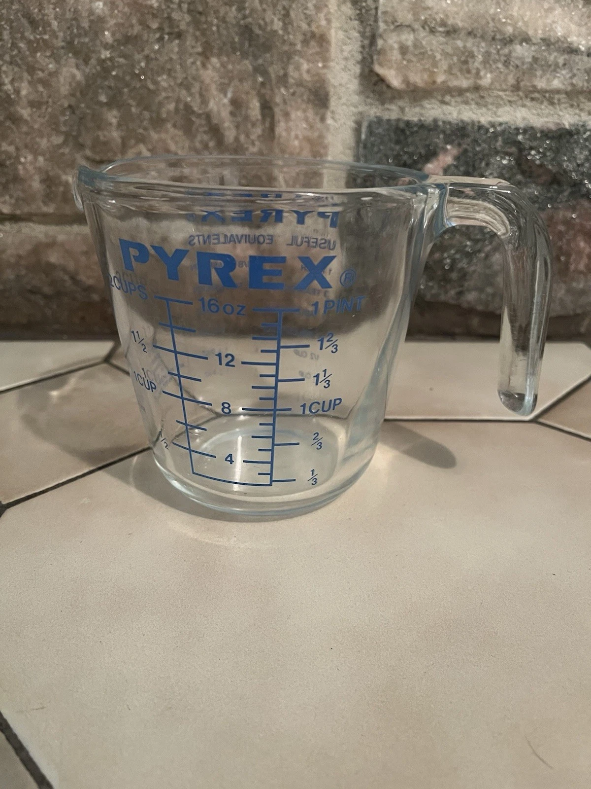 PYREX Glass Liquid Measuring Cup 2 Cup 500 mL Clear Kitchen Supplies