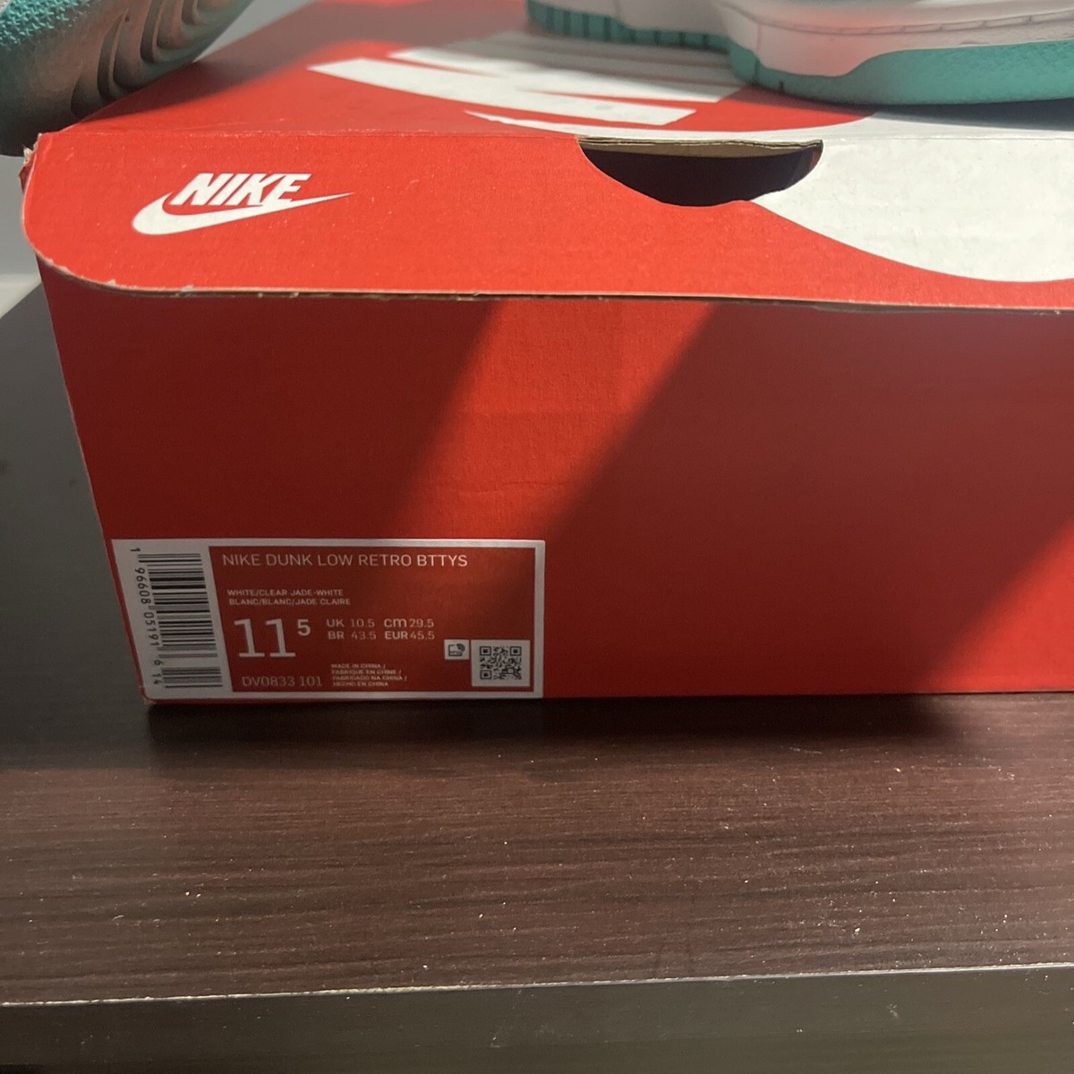 Size 11.5 - Nike Dunk Low Clear Jade | eBay