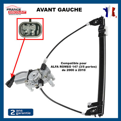 Lève-vitre électrique Avant Droit Avec Moteur - Compatible Ford E-150/E-250/E-350