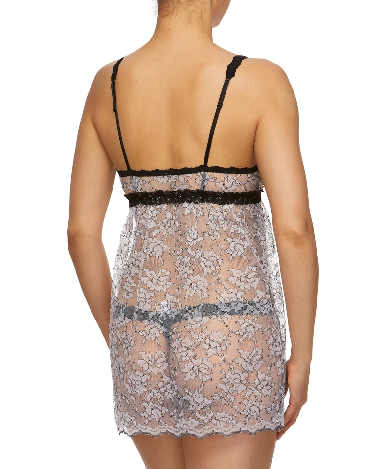 Hanky Panky 252217 Mujer Mary Grace Babydoll Tanga Pijama Conjuntos Talla S Foto 3 de 4