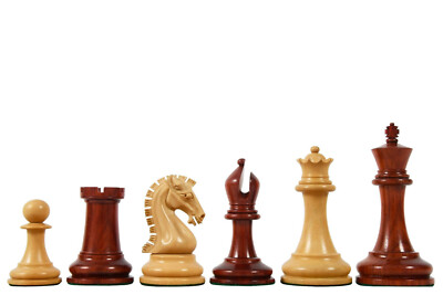 The Sinquefield Cup 2017 Reproduced Original Chess Pieces in Bud Rosewood- 3.75''