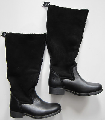 NEXT schwarze Damenstiefel Größe 6,5 UVP 150 £ zz