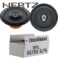 Hertz Lautsprecher FüR Opel Astra G H 16Cm Koax Boxen Einbauset Auto TüRen Vorne