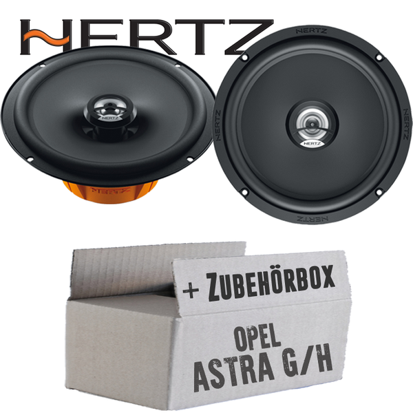 Hertz Lautsprecher FüR Opel Astra G H 16Cm Koax Boxen Einbauset Auto TüRen Vorne-image