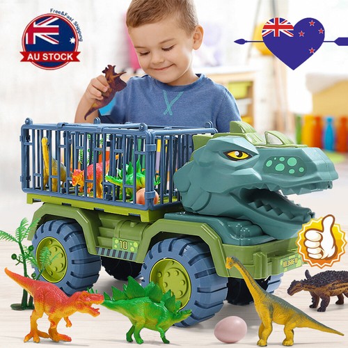Truck Dinosaur Transport Engineering Vehicle Model Educational Toy Toy Car TK - Picture 2 of 10
