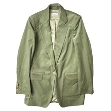 Dries Van Noten Blanchet Blazer Jacket Mint Ladies Cotton Green 36 New Rrp: 695