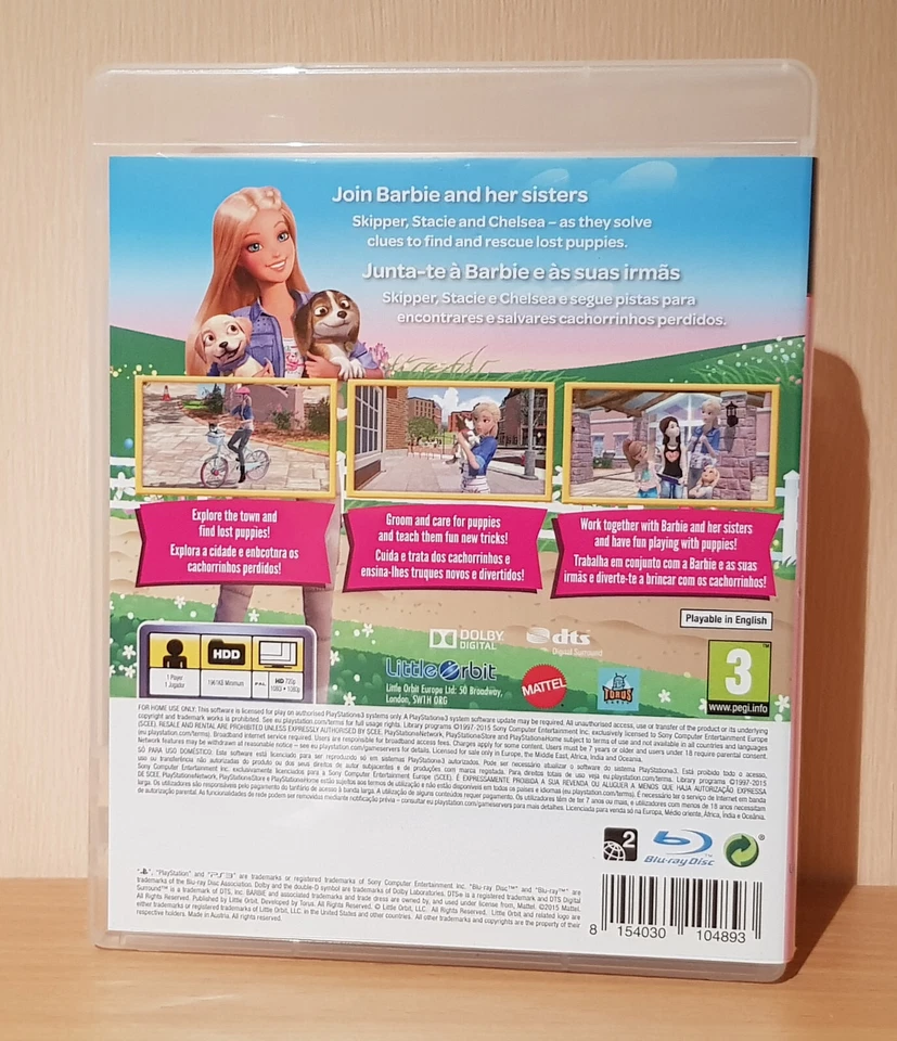Barbie & Her Sisters Puppy Rescue (Sony PlayStation 3, PS3) - Image 2 of 3