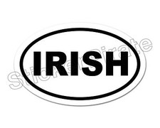  Oval Car Magnet Irish Magnetic Bumper Sticker