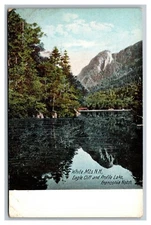 White Mountains, NH New Hampshire, Eagle Cliff Profile Lake Franconia Postcard 