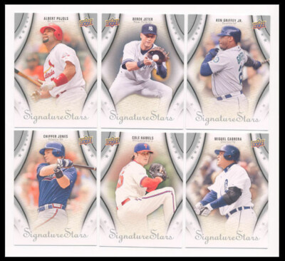 2009 Upper Deck Signature Stars You Pick the Base Card Finish Your Set