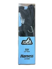 Pet Champion Basic Toy 6-9" Chest Step In Dog Harness Black