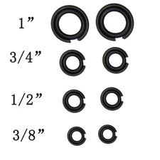 Wrench Retaining Ring Clips 2 Set with O Ring for Pneumatic 3/8 1/2 Drive